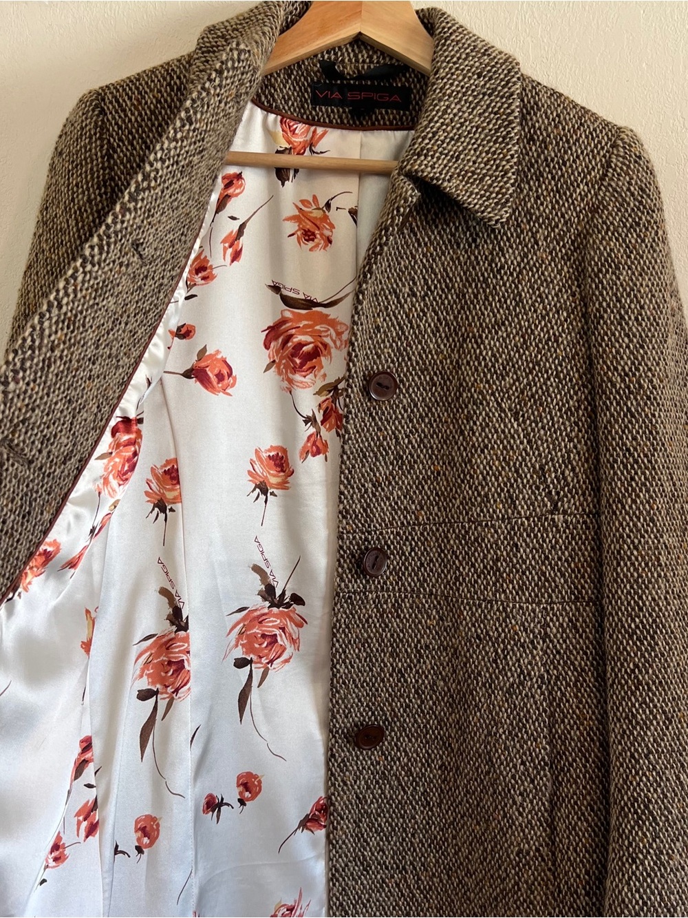 Via Spiga Wool Blend Coat - Picture 5 of 16